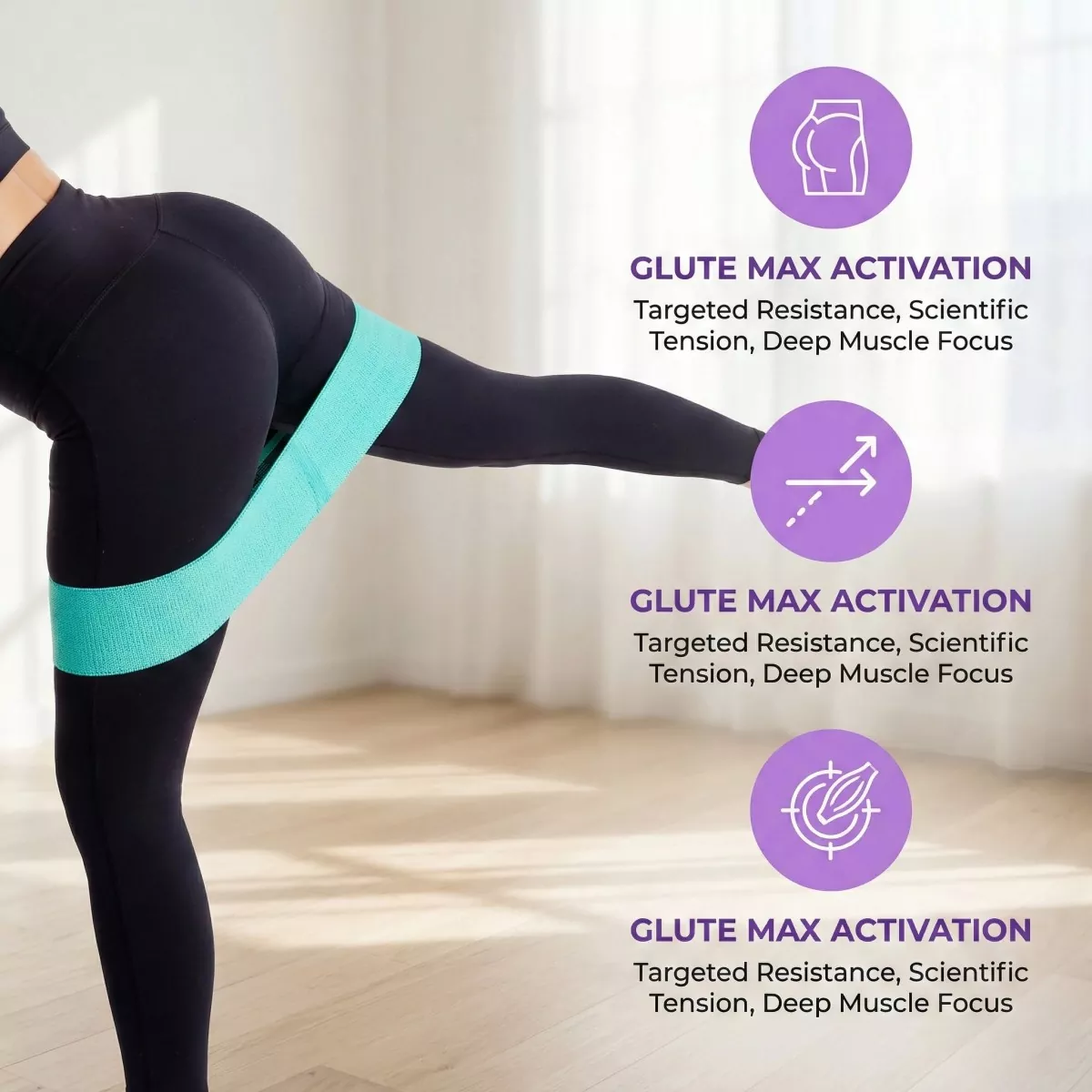 Poly-Cotton and Latex Hip Band