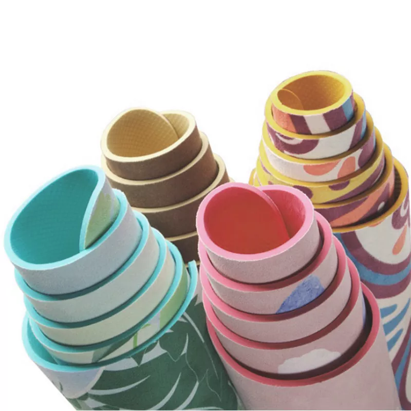 Velúr TPE jógaszőnyeg